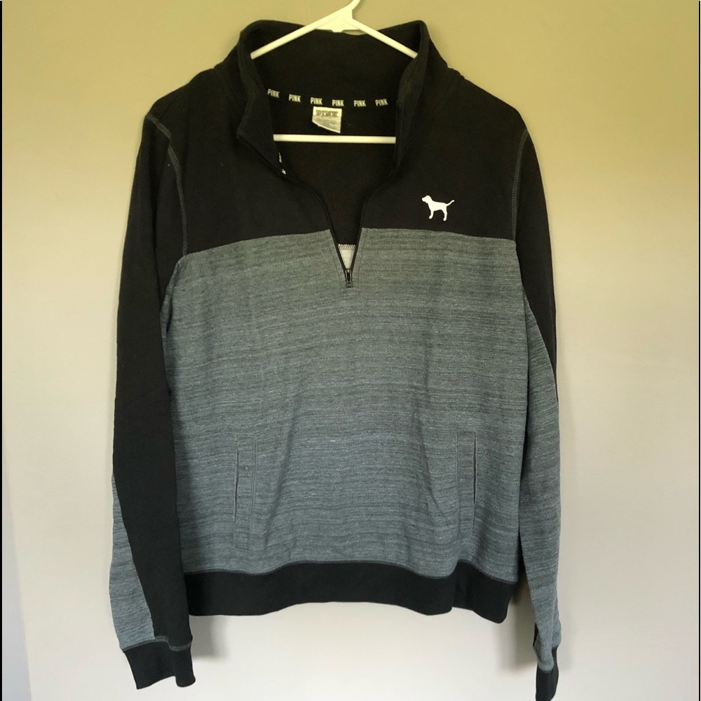 VS PINK quarter zip sweatshirt Size L